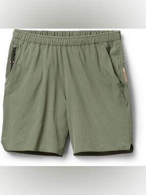 REI Co-op Active Pursuits Men’s 7-Inch Running Shorts, Olive Green XL